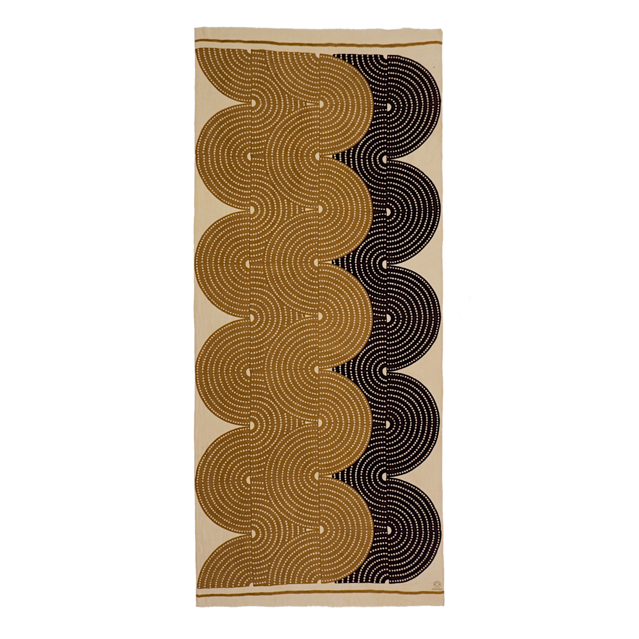Marari / black & ochre