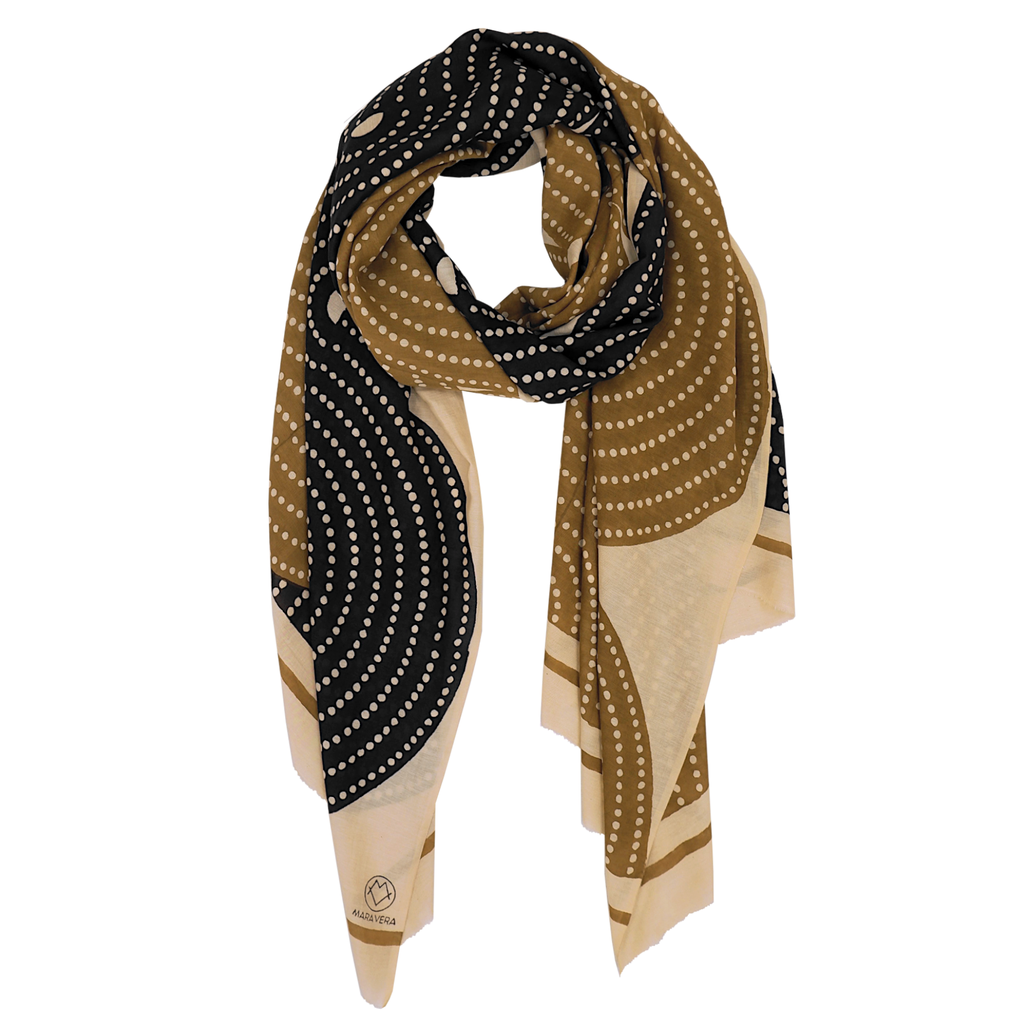 Marari / black & ochre