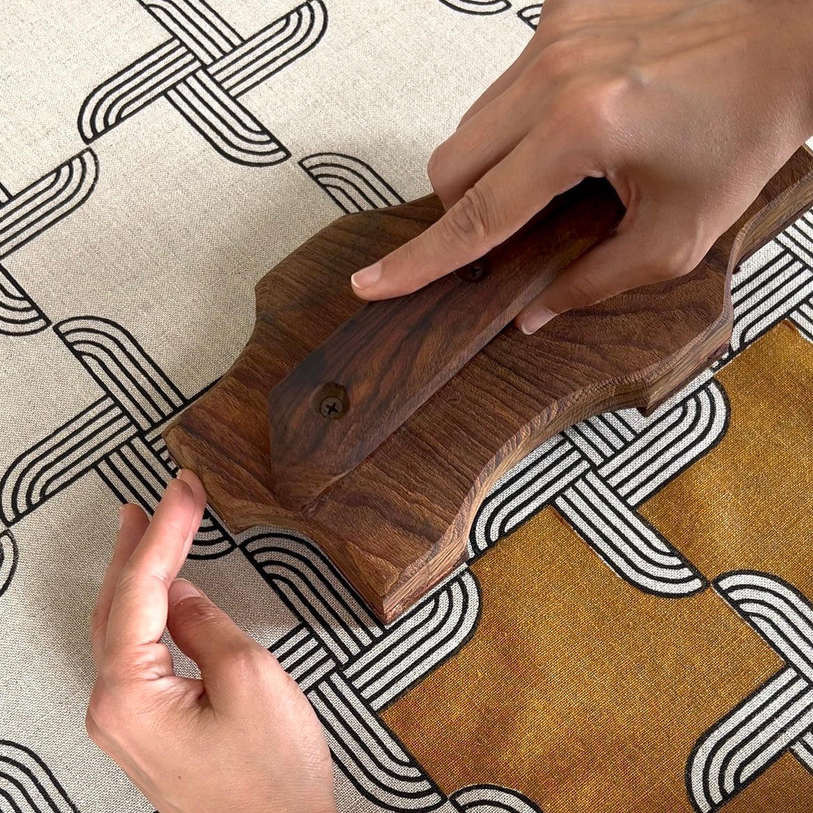 Windmill fabric / Ochre