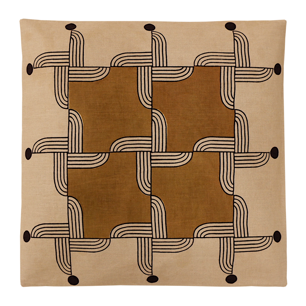 Windmill floor cushion/ uguisucha