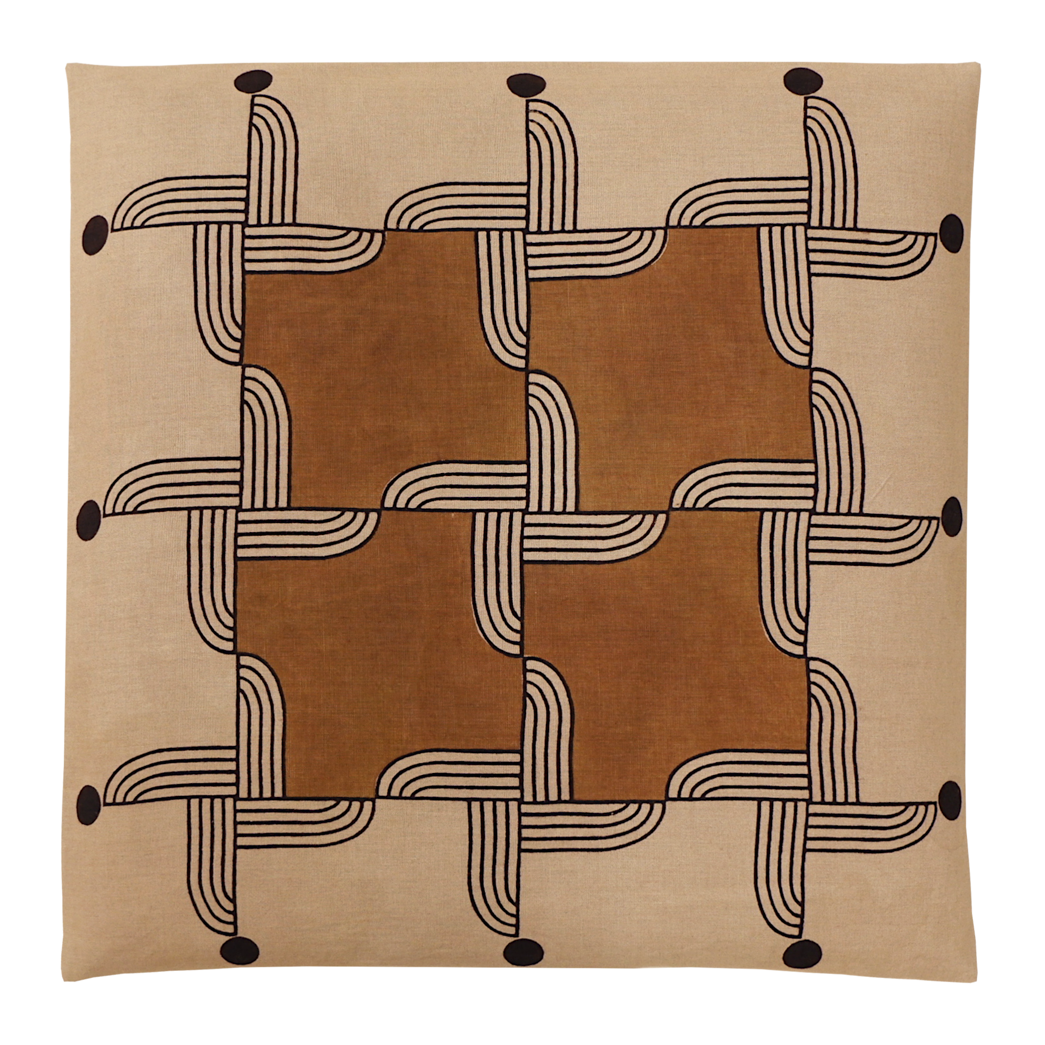 Windmill floor cushion/ brown